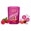 Цукерки шоколадні малина з вершками Lindt Lindor Raspberry & Cream 200 г Швейцарія