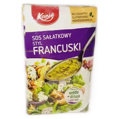 Соус салатний Французький Kania Sos salatkowy styl Francuski (5шт по 9г) 45г Німеччина