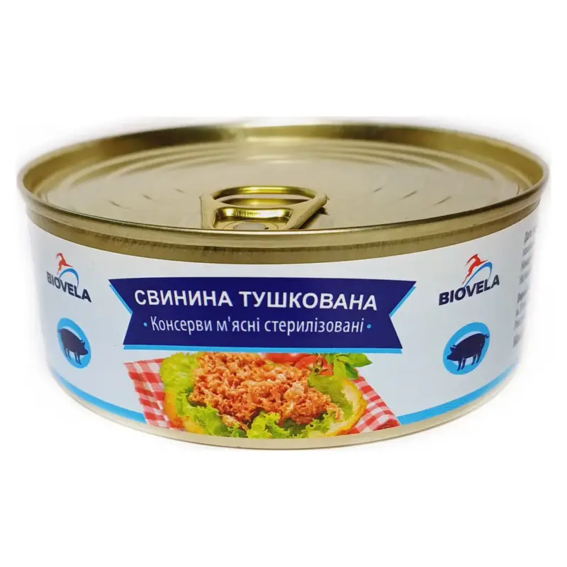 Тушкована свинина UM Біовела-Утенос 250 г Литва