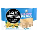 Вафлі з ванільним кремом 14% ПРОТЕЇНА, без додавання цукру HAPPY FIT PRO 95 г Польща