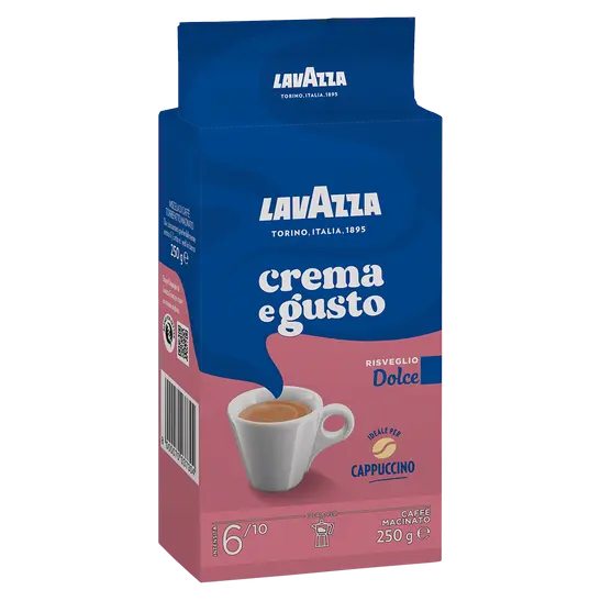 Кава мелена Lavazza Crema e Gusto Dolce 250 г Італія