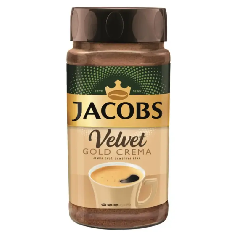 Кава розчинна Jacobs Velvet Gold Crema 180г Нідерланди