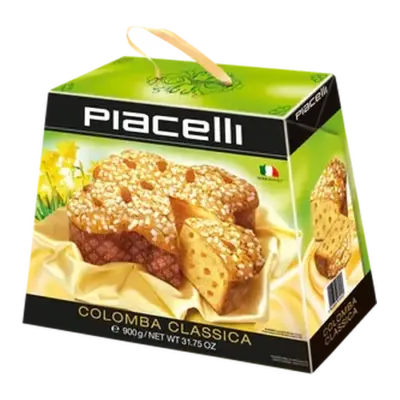 Кекс (Панеттоне) з апельсиновими цукатами класичний Piacelli Colomba Classica 900 г Австрія