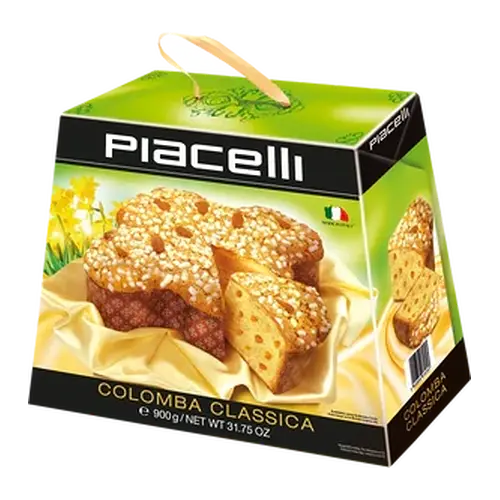 Кекс (Панеттоне) з апельсиновими цукатами класичний Piacelli Colomba Classica 900 г Австрія