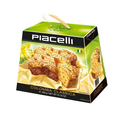 Кекс (Панеттоне) з апельсиновими цукатами класичний Piacelli Colomba Classica 900 г Австрія