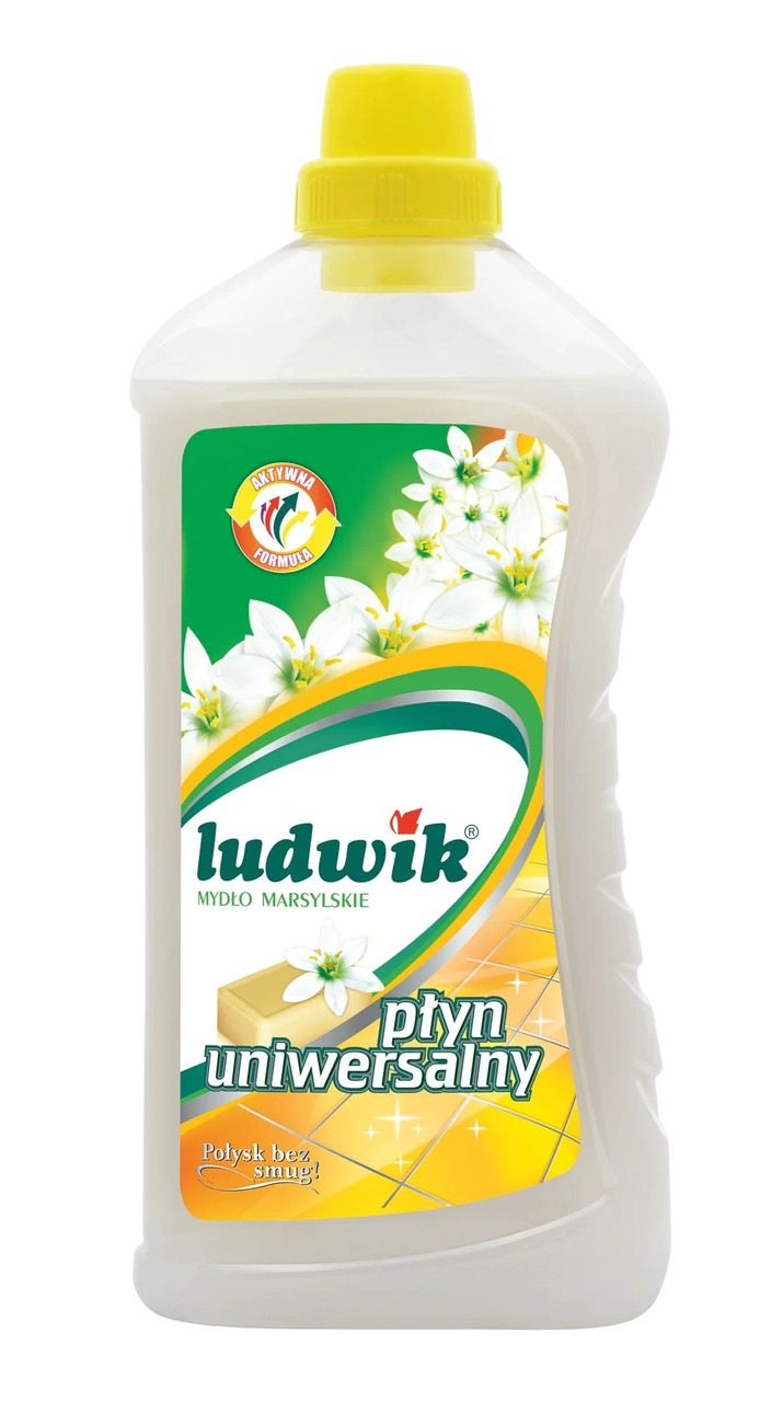 Засіб миючий універсальний з марсельським милом Ludwik Pfyn Uniwersalny 1л Польща