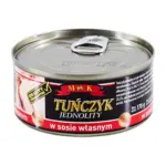 Тунець у власному соку M&K Tunczyk Jednolity w sosie wlasnym 170г/120г Польща