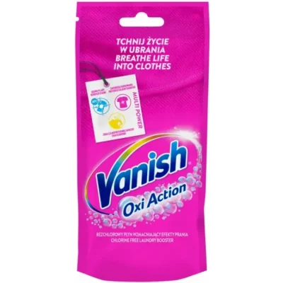 Засіб для видалення плям для кольорової білизни Vanish Oxi Action 100мл Польща