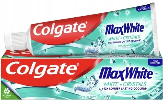 Зубна паста Colgate MaxWhite White+Crystals, що відбілює, 100мл Нідерланди