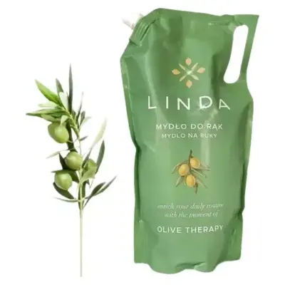 Мило для рук рідке зволожуюче з оливковою олією Linda Mydlo do rak Olive Therapy 1л Польща