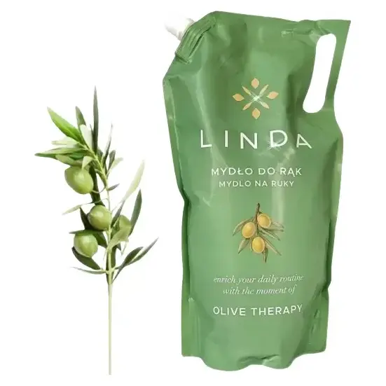 Мило для рук рідке зволожуюче з оливковою олією Linda Mydlo do rak Olive Therapy 1л Польща