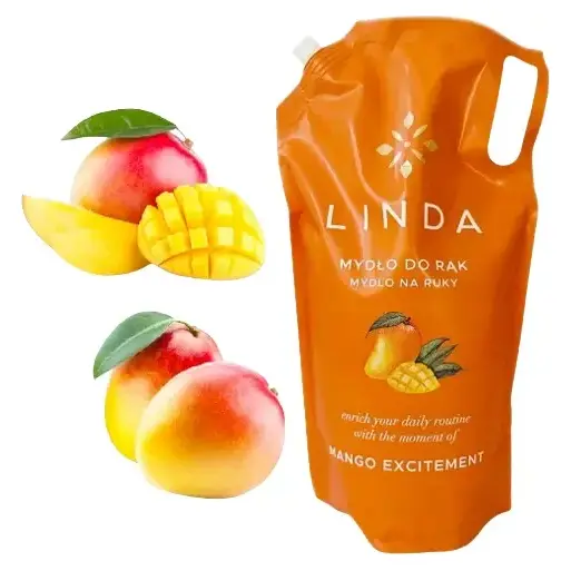 Мило для рук рідке зволожуюче з екстрактом манго Linda Mydlo do rak Mango Excitement 1л Польща