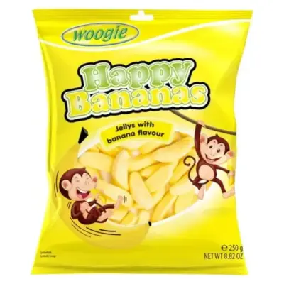 Желейні цукерки Бананчики Woogie Happy Bananas 250г Австрія