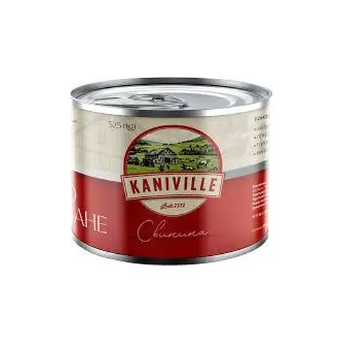 Тушковатка зі свинини шматкова Kaniville 525 г. ДСТУ Україна