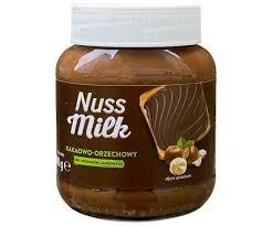 Шоколадна паста (крем) шоколадна з горіхом NUSS MILK krem Польща 400 г