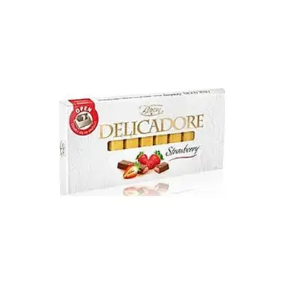 Шоколад молочний DELICADOR Strawberry (з полуницею) Baron Польща 200 г
