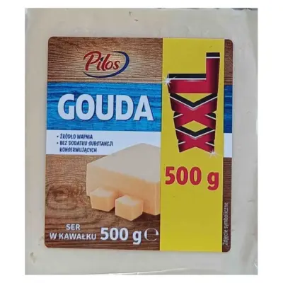Сир Гауда без консервантів Pilos Gouda 500 г Польща