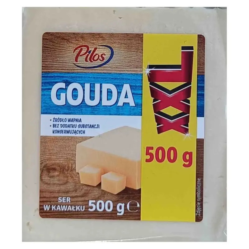 Сир Гауда без консервантів Pilos Gouda 500 г Польща