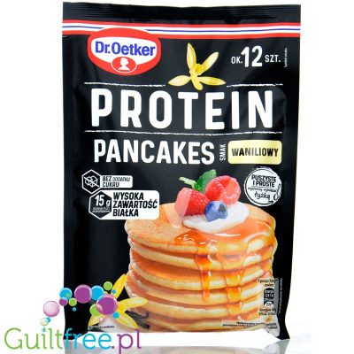 Панкейки з протеїном і ванільним смаком Dr.Oetker Protein Pancikes (12штух) 165г Польща