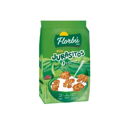 Міні-Печня БЕЗ САХАРА Florbu Mini Jurasitos 0% azucares 400 г Іспанія