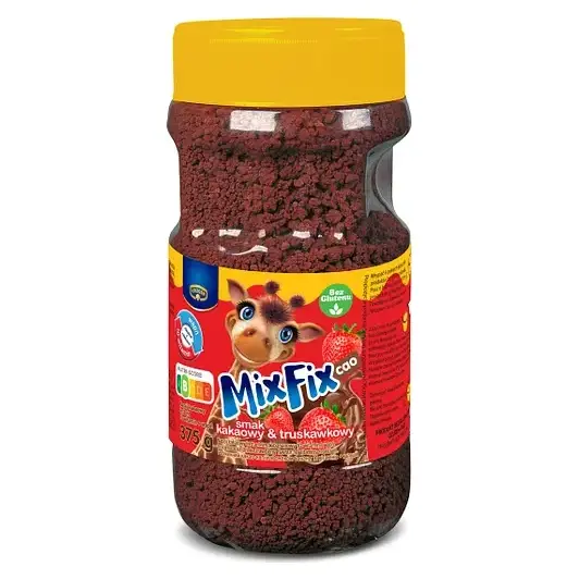 Какао дитяче із шоколадно-полуничним смаком Mix Fix Cao Kruger 375 г Польща