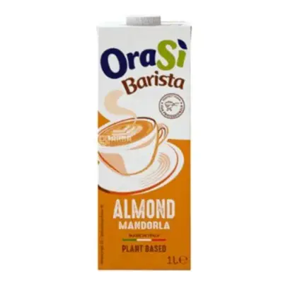 Молоко рослинне Мигдальне БЕЗ ГЛЮТЕНА Barista OraSi Almond 1,7% 1 л Італія