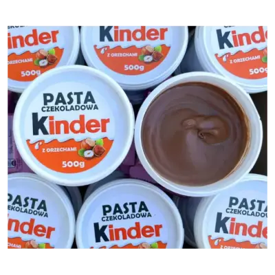 Шоколадно-горіхова паста (крем) з фундуком Kinder Польща 500г