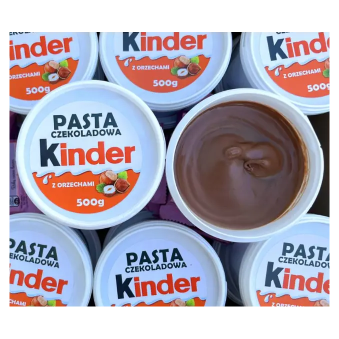 Шоколадно-горіхова паста (крем) з фундуком Kinder Польща 500г