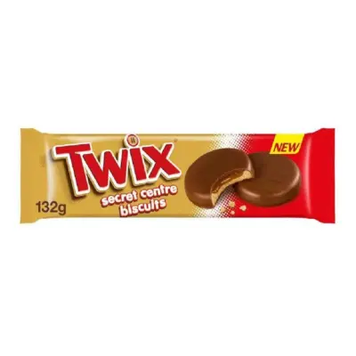 Печиво шоколадне з карамеллю Twix Secret Centre Biscuits 132 г Великобританія
