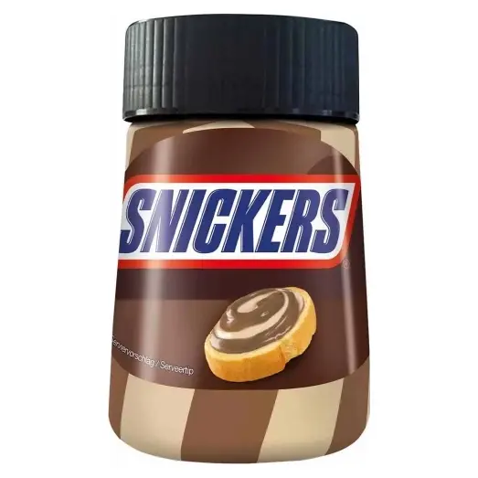 Шоколадна паста (крем) Snickers 350 г Великобританія
