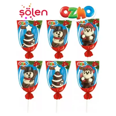 Шоколадні фігурки на паличці Ozmo FUN (в асортименті) 3x23г Туреччина