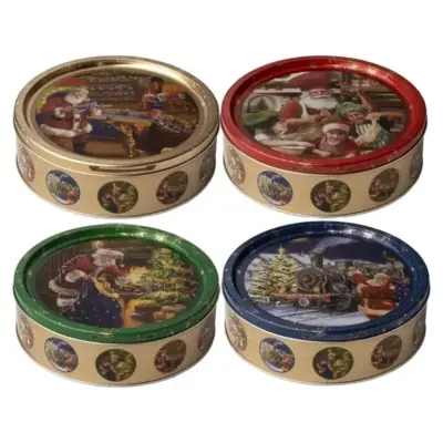 Печенье сливочное Jacobsens Bakery Vintage Christmas Античне Різдво   в ж/б 340 г Дания