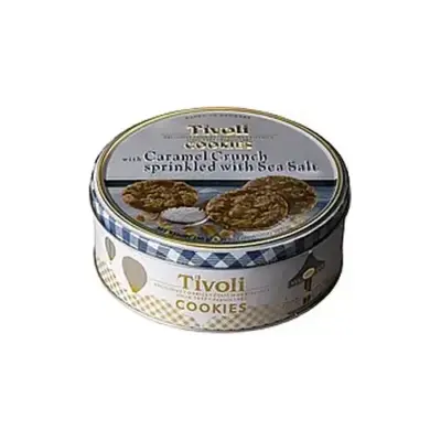 Печиво Jacobsens of Denmark Tivoli Caramel Crunch & Sea Salt у ж/б 150 г Данія