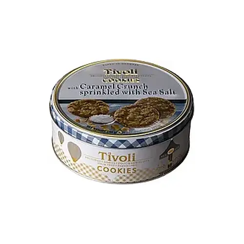 Печиво Jacobsens of Denmark Tivoli Caramel Crunch & Sea Salt у ж/б 150 г Данія