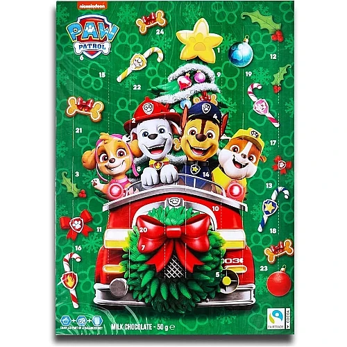 Шоколадний адвент-календар PAW PATROL 50г