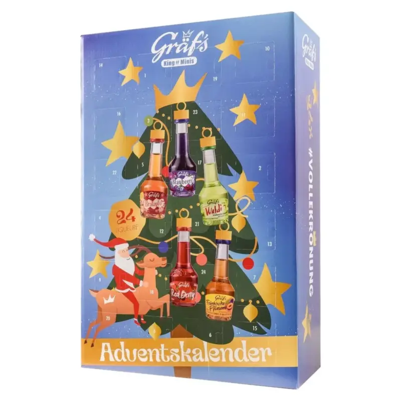 Адвент-Календар Adventcalendar Party-Minis Grafs (24 шт. х 20 мл) 480 мл Німеччина