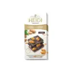 Шоколад темний із карамелізованим суцільним мигдалем 50% какао Heidi Dark 100 г Румунія