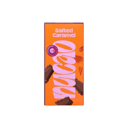 Шоколад чорний із солоною карамеллю 64% какао Nucao Salted Caramel 85 г Німеччина