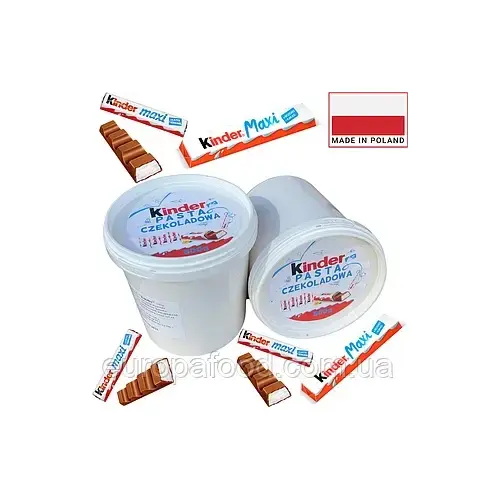 Шоколадна паста (крем) Kinder Pasta Czekoladowa Польща 500 г