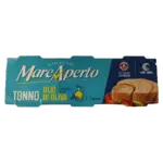 Тунець шматком в оливковій олії Mare ApertoTonno all Olio di Oliva (3х70 г) 210 г Італія