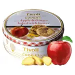 Печиво зі смаком яблука та імбиру Tivoli Danish Cookies Appleand Ginger with Butter у ж/б 150 г Данія