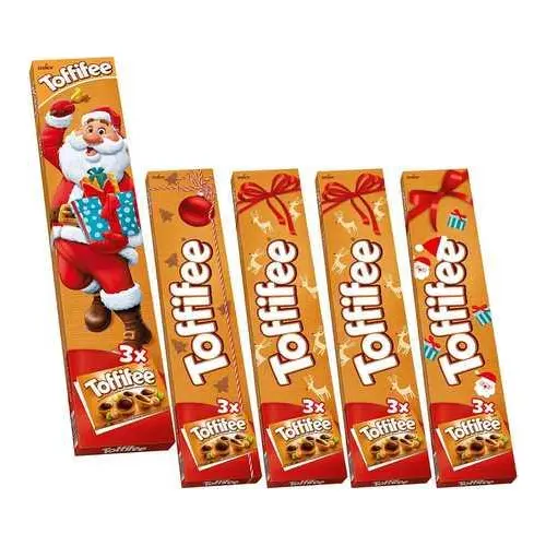 Цукерки Toffifee фундук в карамелі з кремовою нугою та шоколадом (3 шт.х125г) 375 г Німеччина (в асортименті)