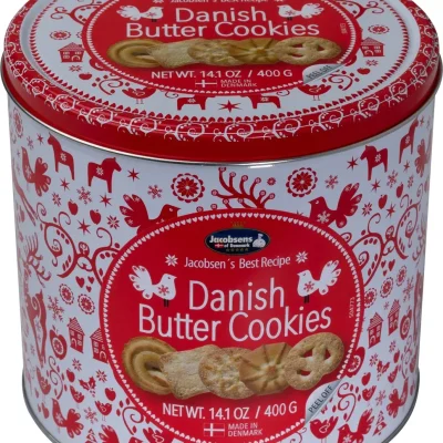 Печиво вершкове Датське Традиційне Holiday traditional Danish Butter Cookies ж/б 454г Данія