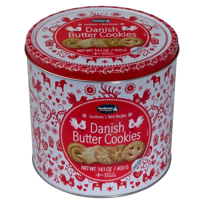 Печиво вершкове Датське Традиційне Holiday traditional Danish Butter Cookies ж/б 454г Данія