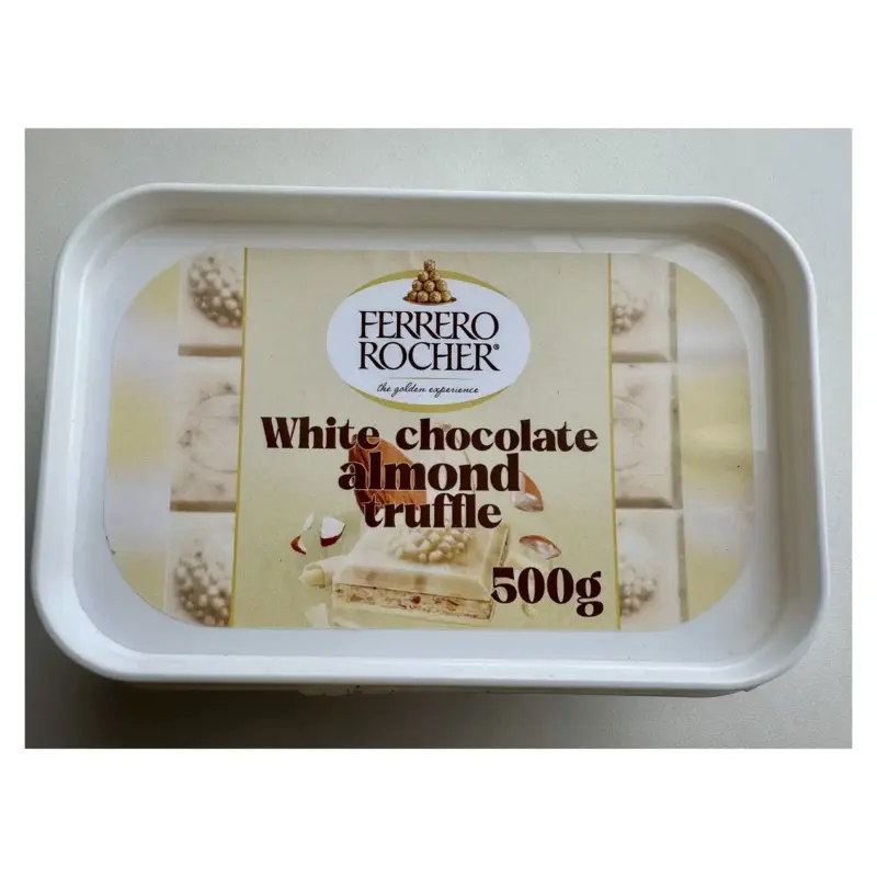Мигдальний трюфель із білого шоколаду Ferrero Rocher White Chocolate Польща 500г