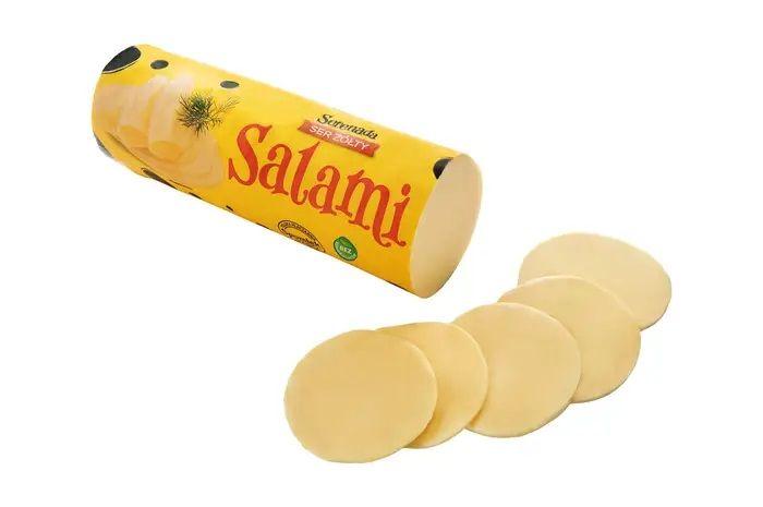 Сир напівтвердий Serenada Salami 1 кг Польща