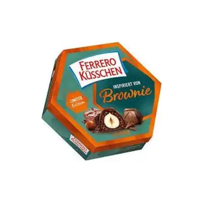 Шоколадні цукерки Натхненний Брауні FERRERO Küsschen Brownie182 г Німеччина