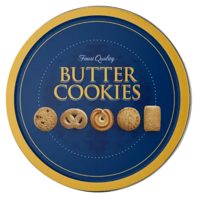 Печиво вершкове Butter Cookies Finest Quality в ж/б Данію 454 г