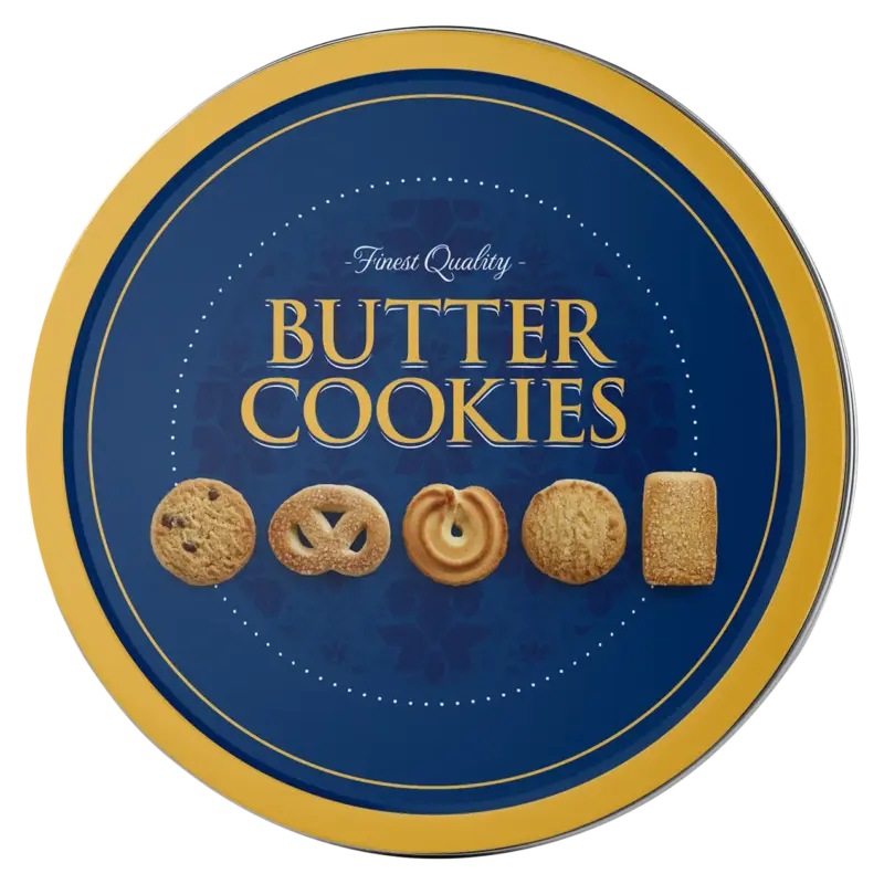 Печиво вершкове Butter Cookies Finest Quality в ж/б Данію 454 г