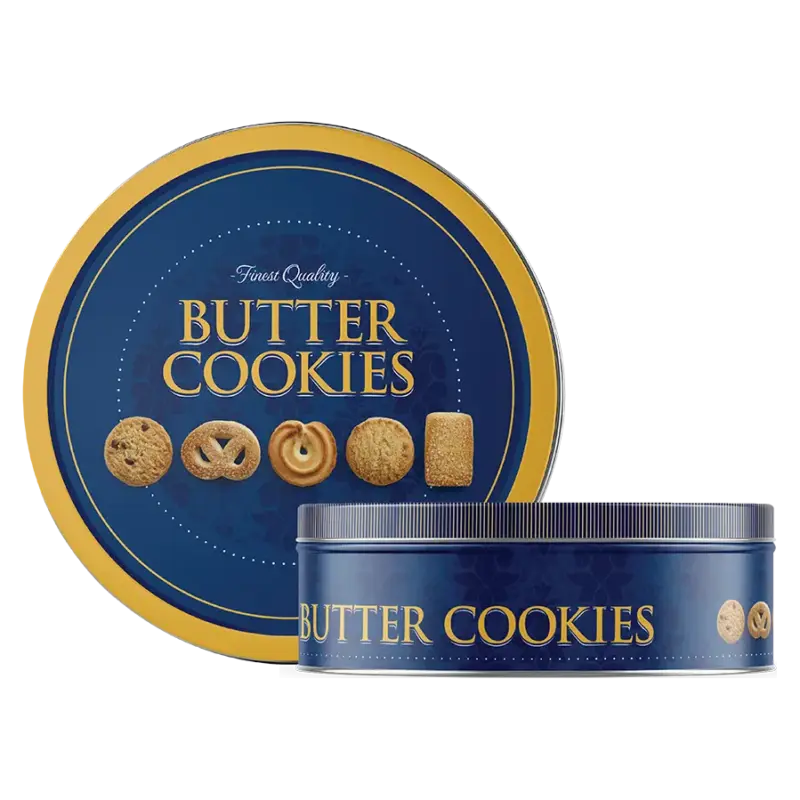 Печиво вершкове Butter Cookies Finest Quality в ж/б Данію 454 г